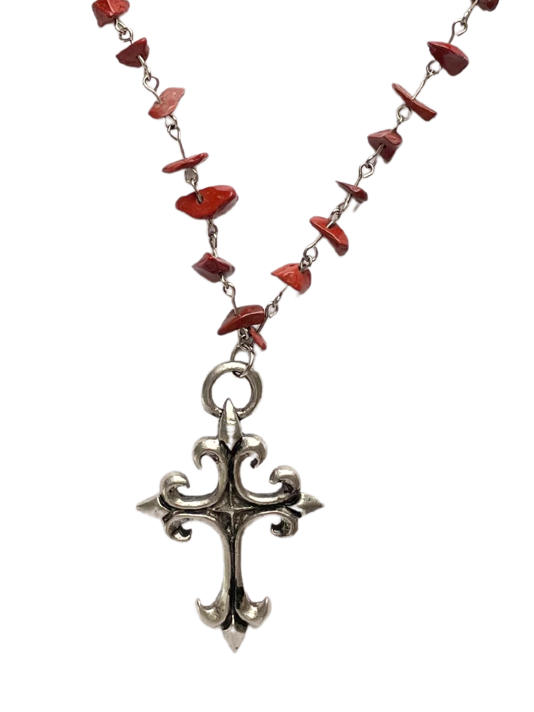 CHUNKY CROSS - Red Jasper