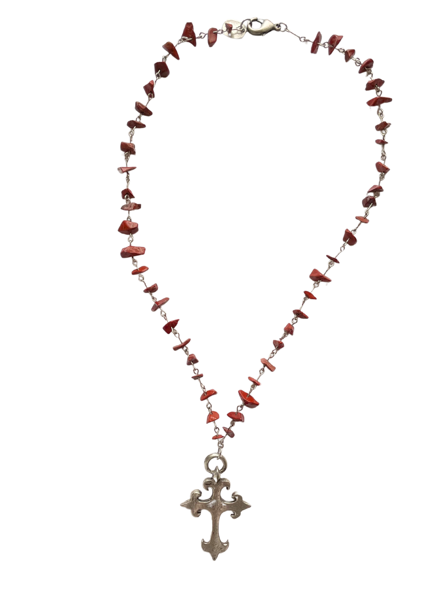 CHUNKY CROSS - Red Jasper