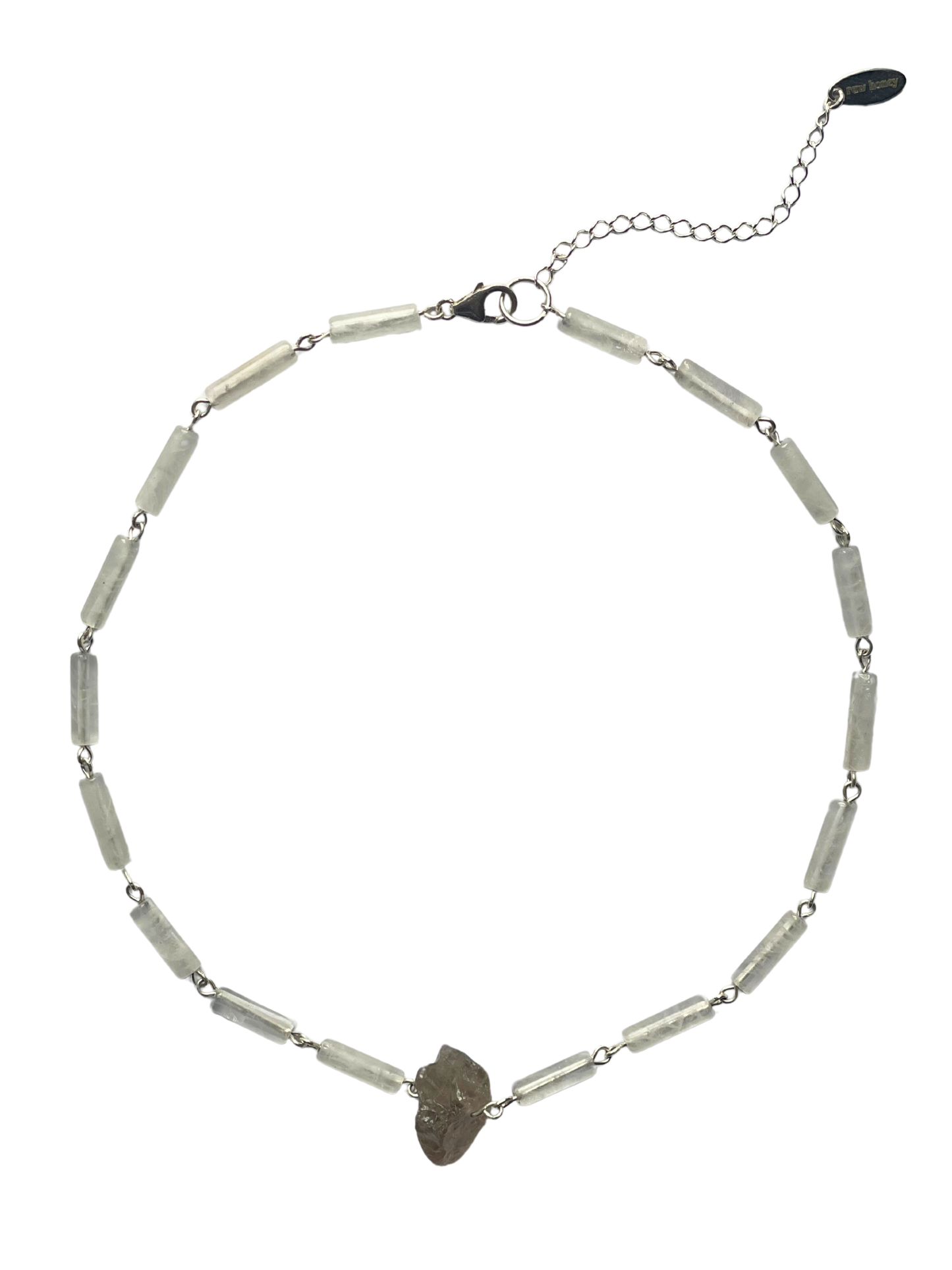 ALIGN Choker - Clear Quartz & Smoky Quartz