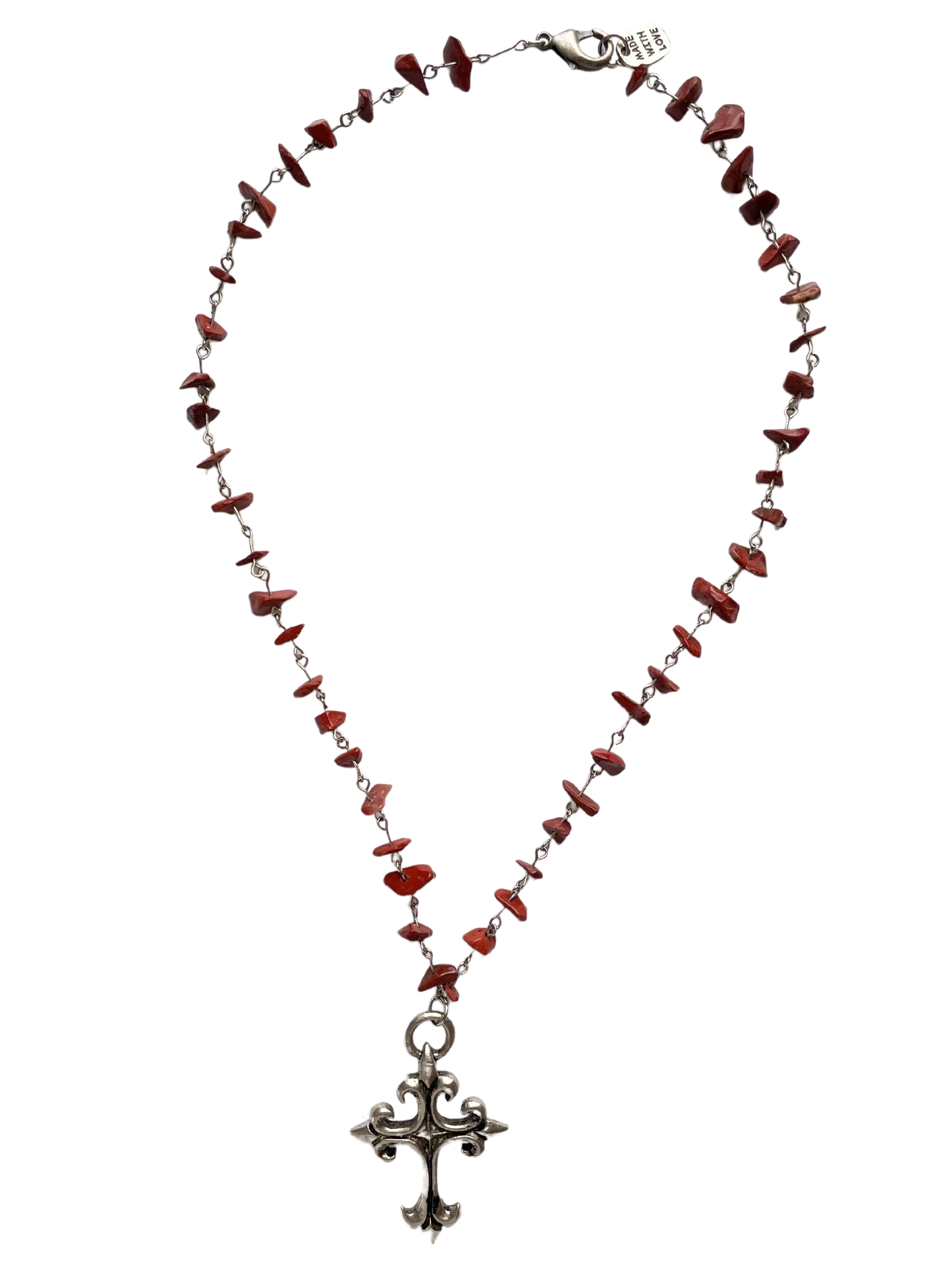 CHUNKY CROSS - Red Jasper