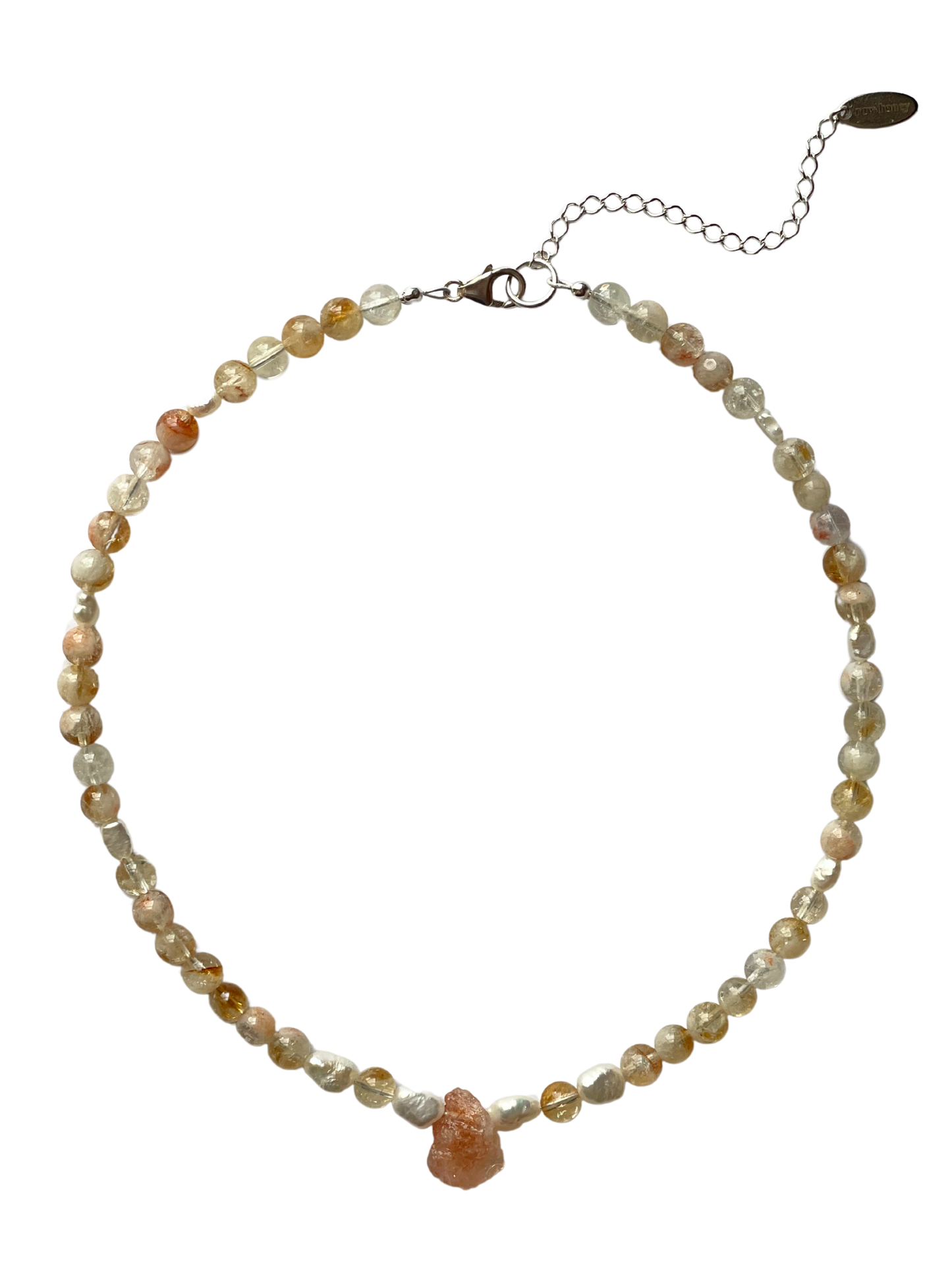 APOLLO Choker - Sunstone & Citrine