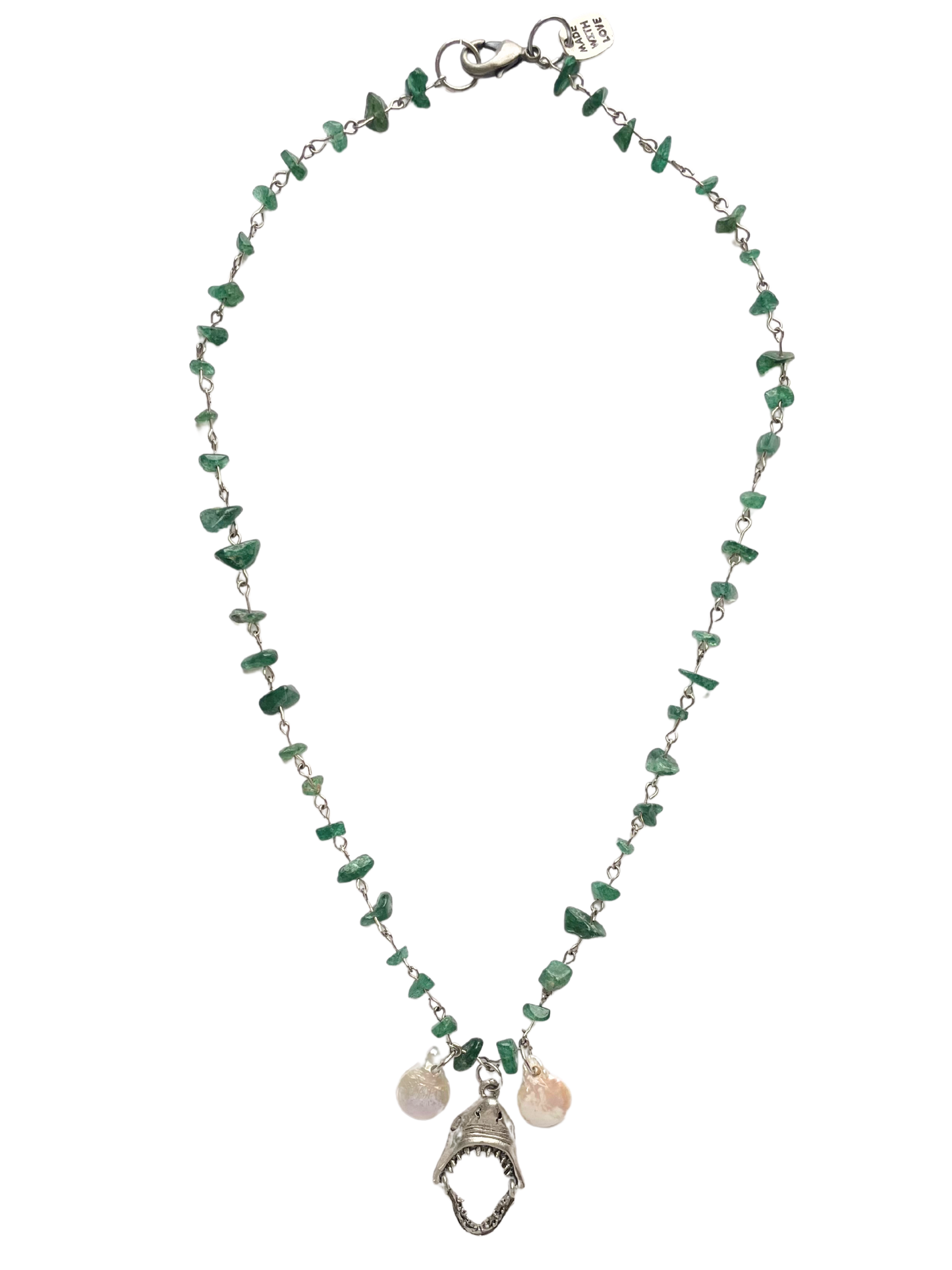 SHARK JAW - Green Aventurine