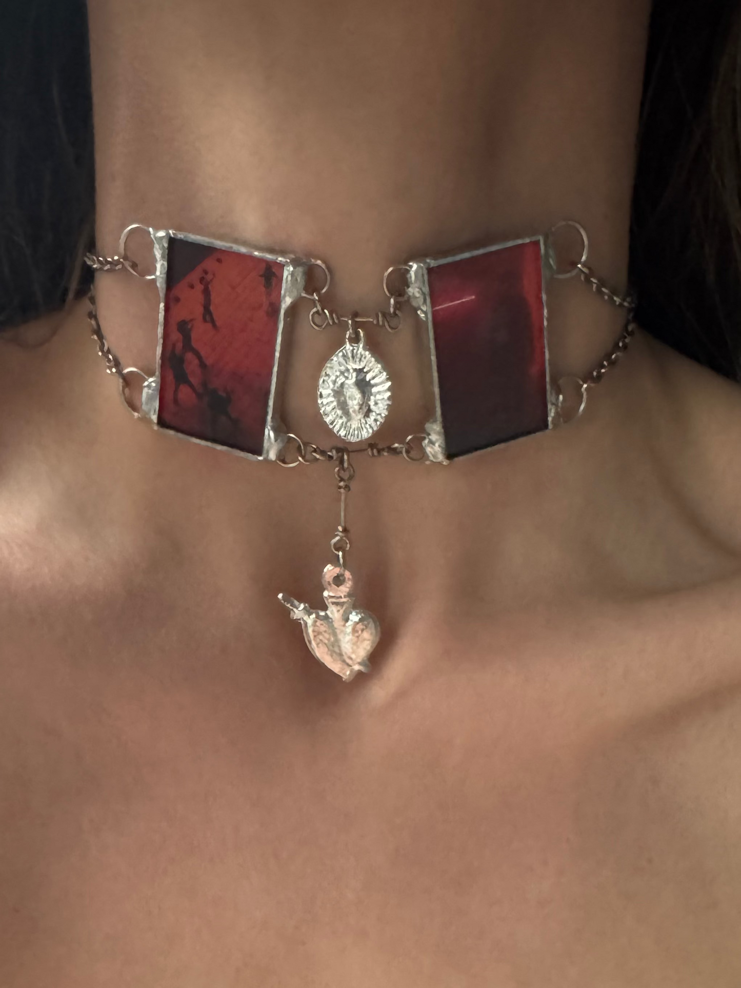 SACRED HEART CHERRY BEAM